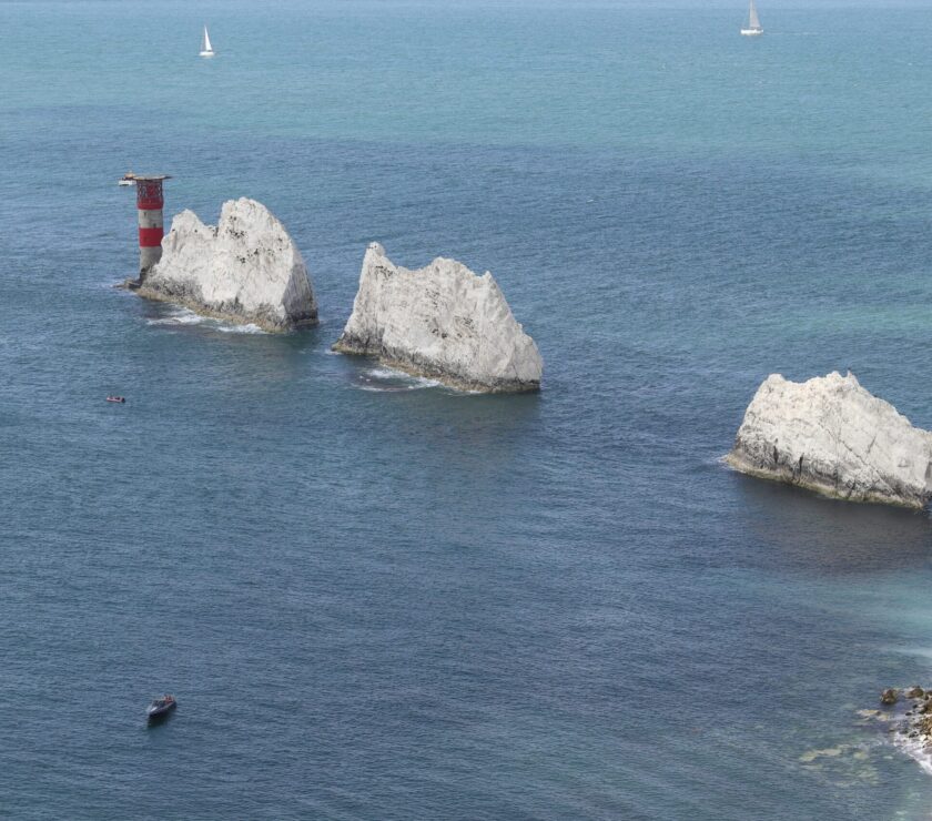 a group of boats in the water