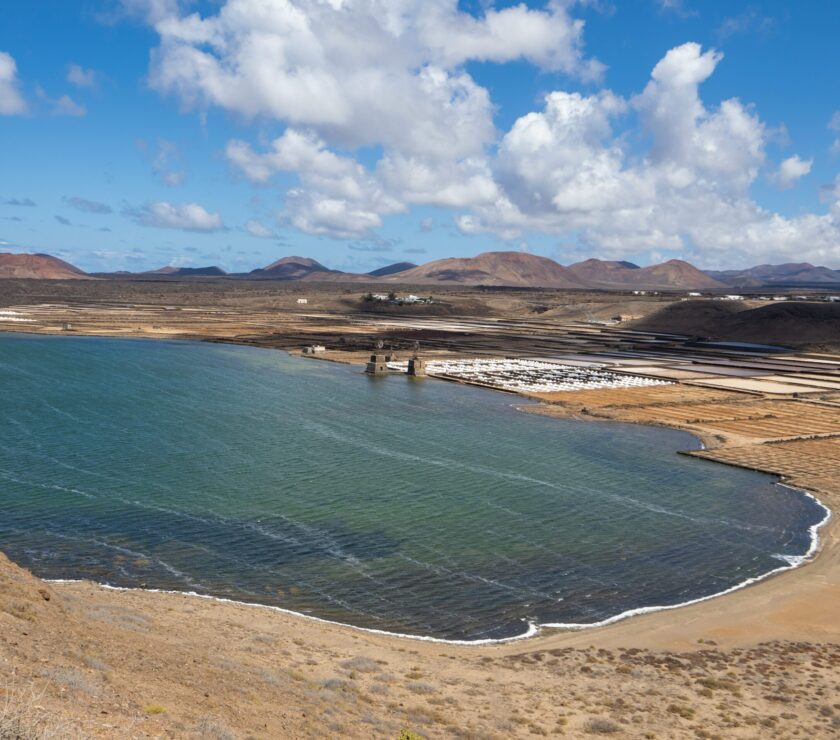 a large body of water surrounded by mountains